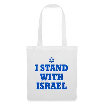 I Stand with israel - Tote Bag - white - Front