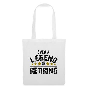 Legend Pension Pension Retirement Pensionist Gift - Tote Bag - white - Front