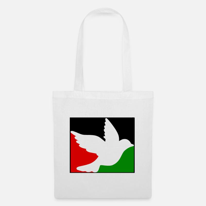 Free palestine Friedenstaube - Stoffbeutel - Weiß