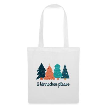 Ä tännschen please - Christmas Tree - Stoffbeutel - Weiß - Vorne