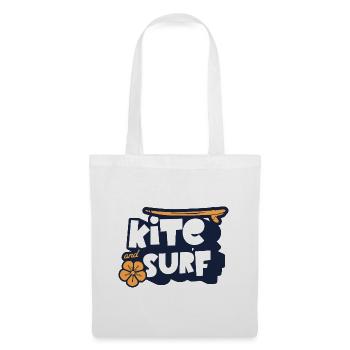Kitesurfen Kitesurfer Kitebsurf - Stoffbeutel - Weiß - Vorne