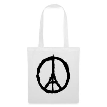 Pray for Paris - Sac en tissu - blanc - Devant