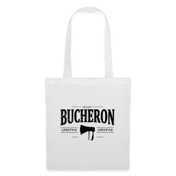 Bûcheron - Sac en tissu - blanc - Devant