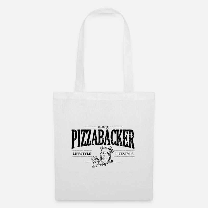 Pizzabäcker - Stoffbeutel - Weiß