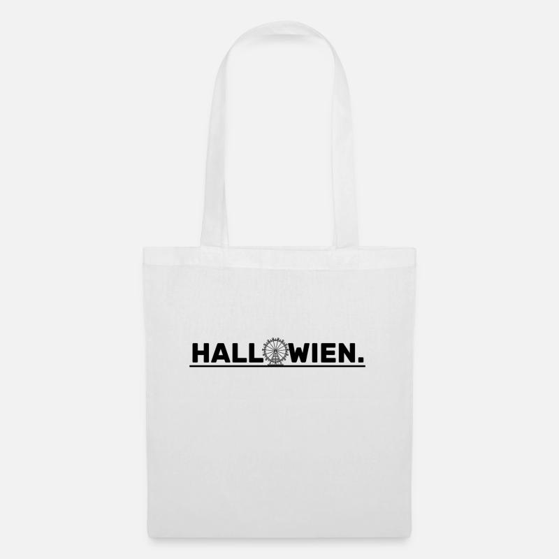 Hallo Wien (schwarz) - Stoffbeutel - Weiß