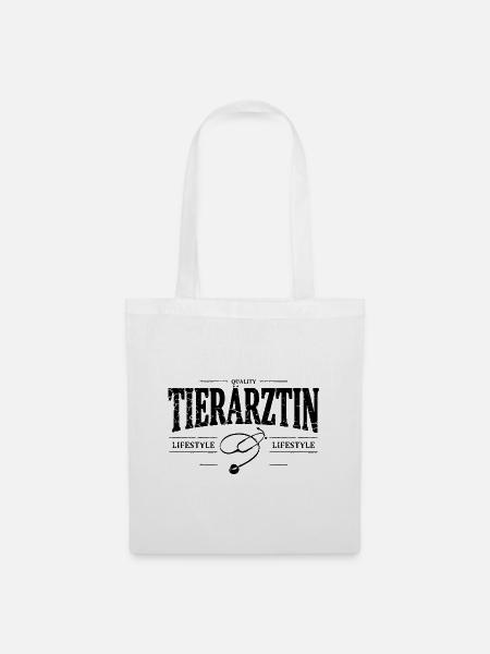 Tierärztin - Stoffbeutel - Weiß