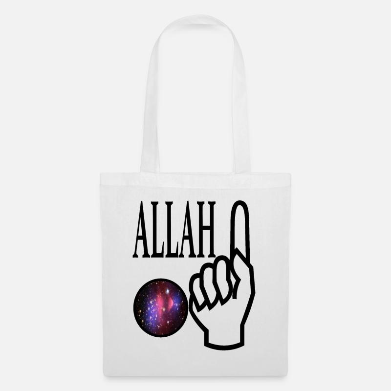 Gott gibt es Allah - Stoffbeutel - Weiß