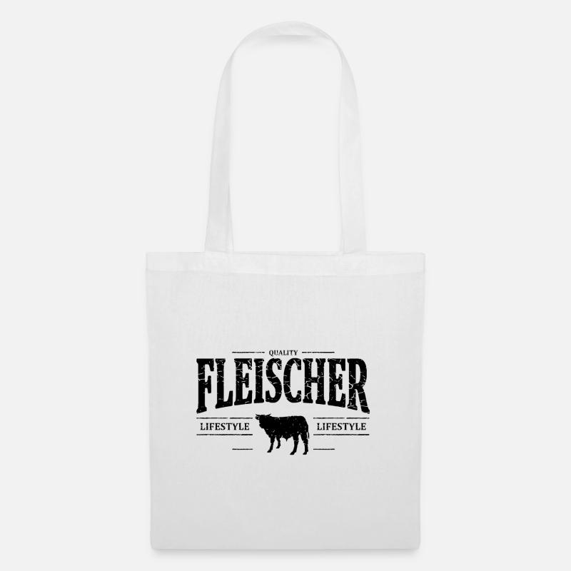Fleischer - Stoffbeutel - Weiß