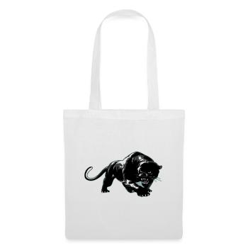 Panther T shirt - Stoffbeutel - Weiß - Vorne
