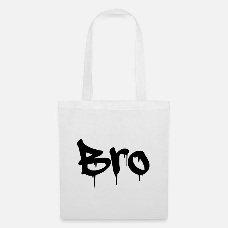 Bro - GraffitiCris - Sac en tissu - blanc