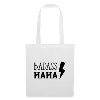 Badass Mama - Stoffbeutel - Weiß - Vorne