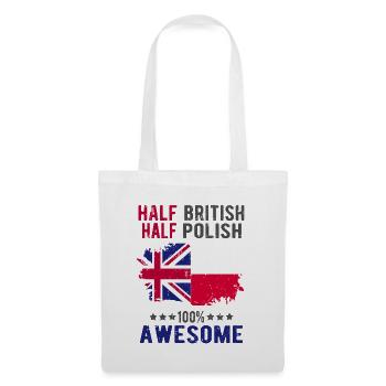 Half British Half Singaporean - Tote Bag - white - Front