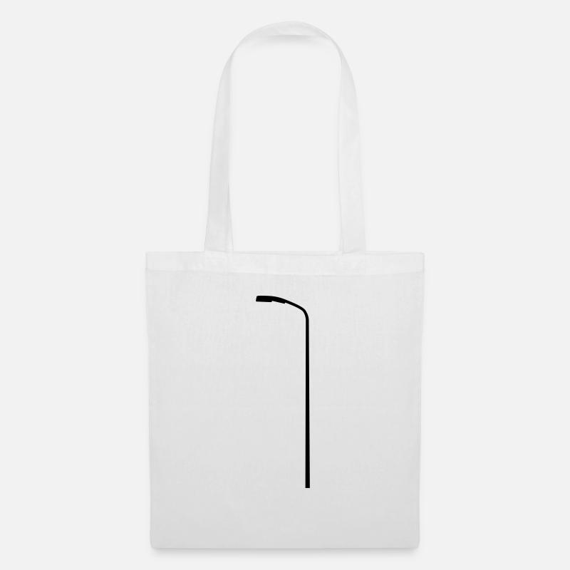 Lampadaire éteint - Sac en tissu - blanc