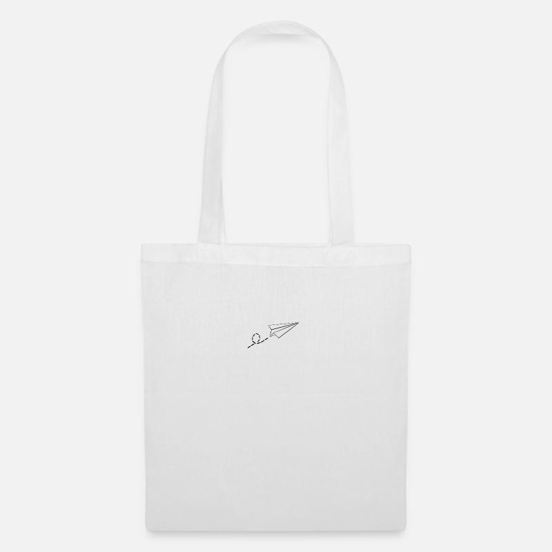 Paper plane - Tote Bag - white