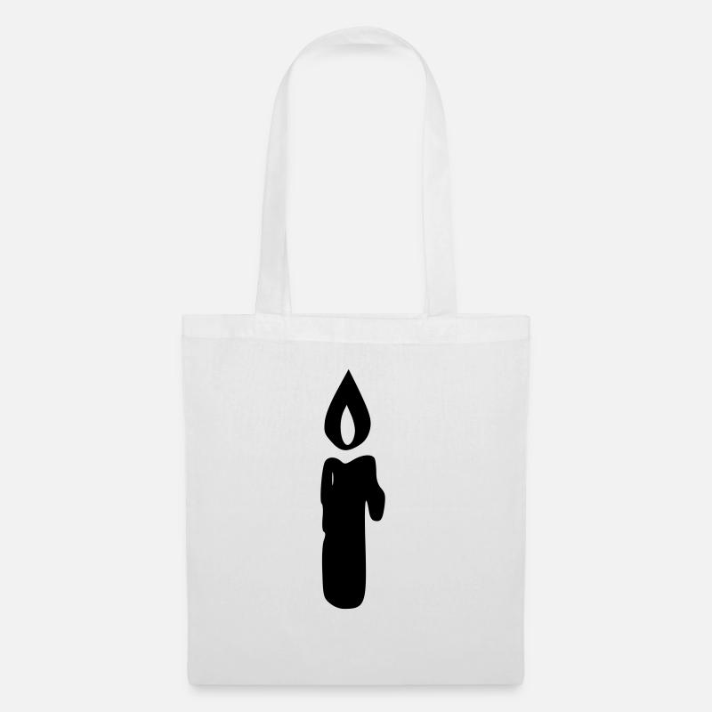 Candle - Tote Bag - white