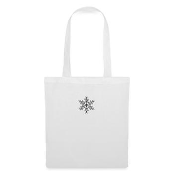 snowflake 6 black - Stoffbeutel - Weiß - Vorne