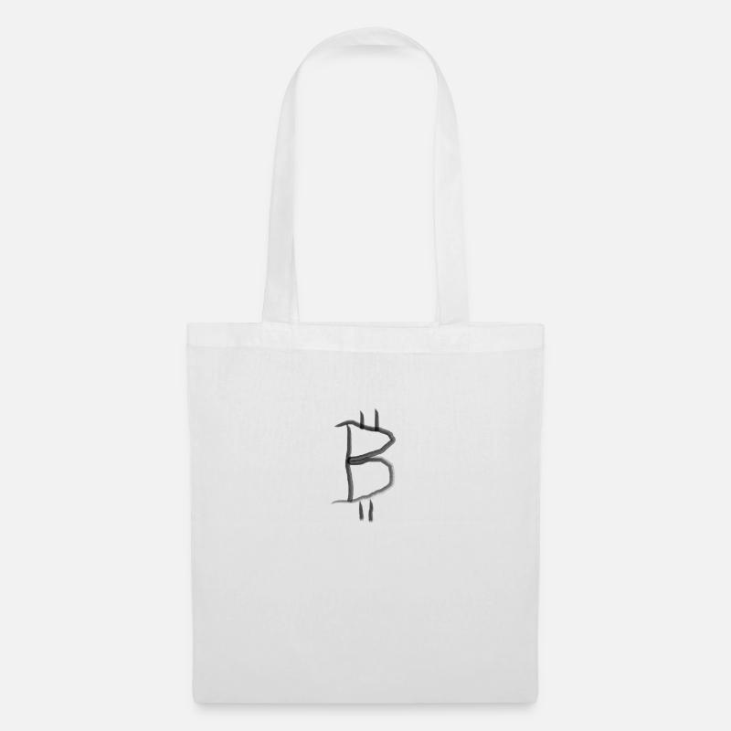 Bitcoin - Stoffbeutel - Weiß