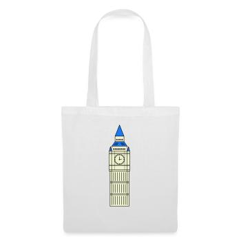 conception de grand ben - Sac en tissu - blanc - Devant