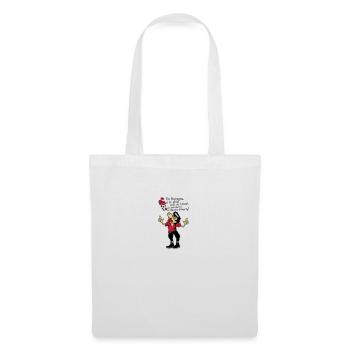 breton bouche ouverte alcool humour citation - Sac en tissu - blanc - Devant