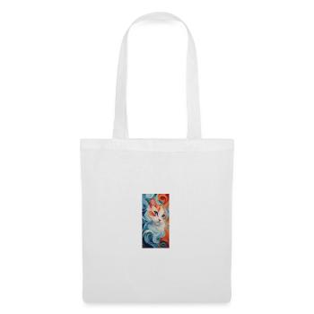Abstracat - Sac en tissu - blanc - Devant