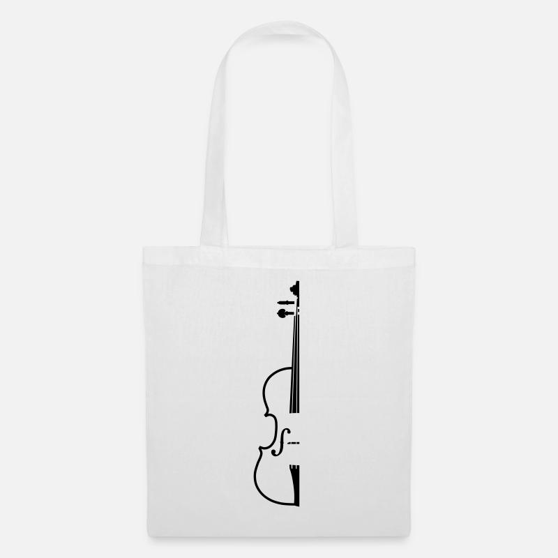 violon - Sac en tissu - blanc