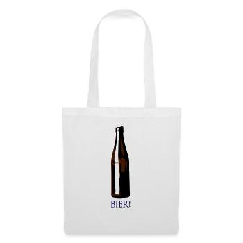BIER - Stoffbeutel - Weiß - Vorne