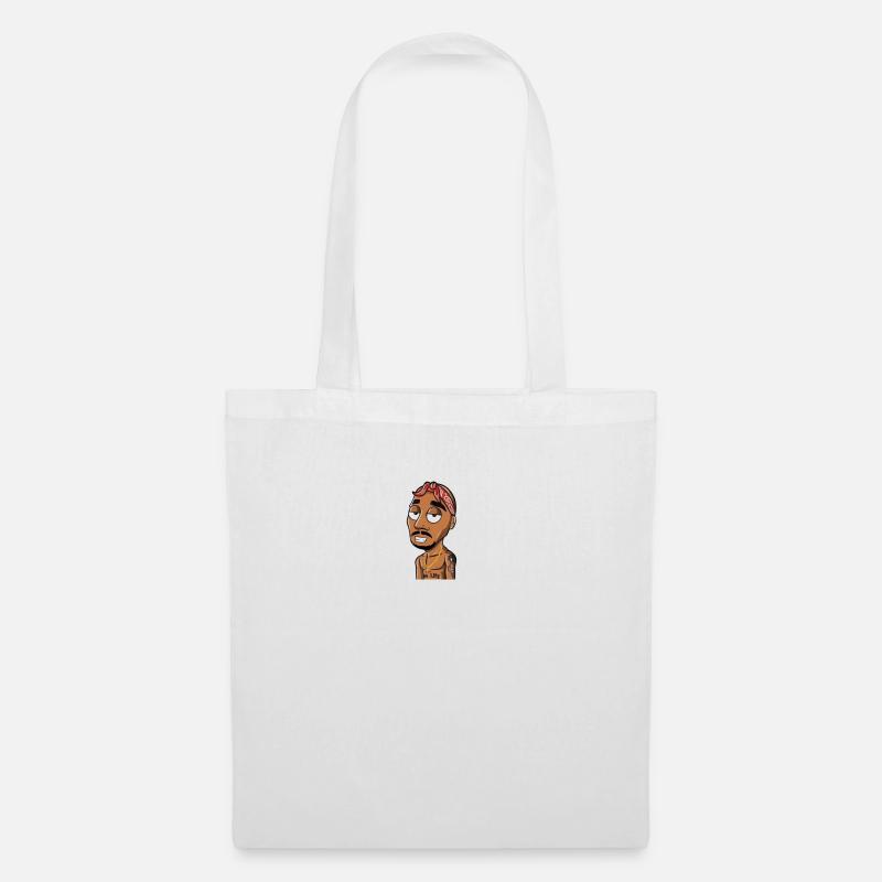 Rapper 2 Pac - Tote Bag - white
