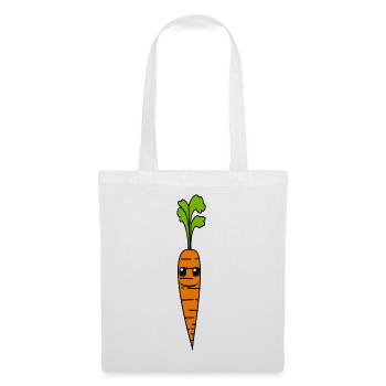 Carotte Carotte Jardin Légume Drôle Hobby Jardinier - Sac en tissu - blanc - Devant