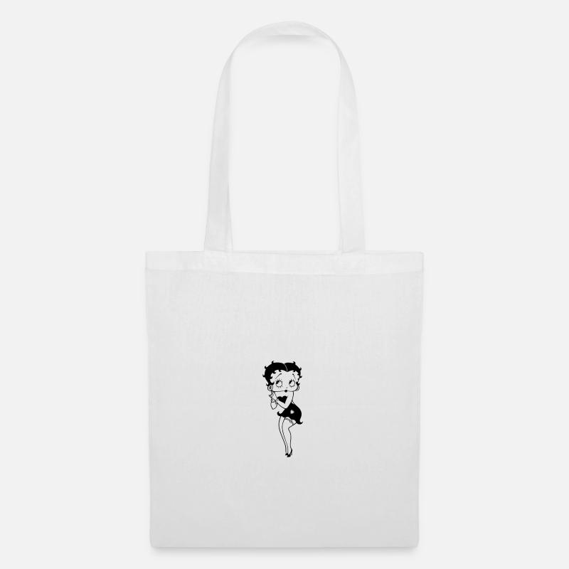 Betty Boop - Stoffbeutel - Weiß