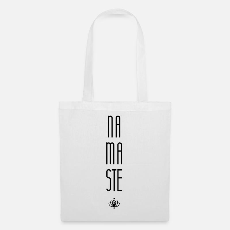 Namaste - Sac en tissu - blanc