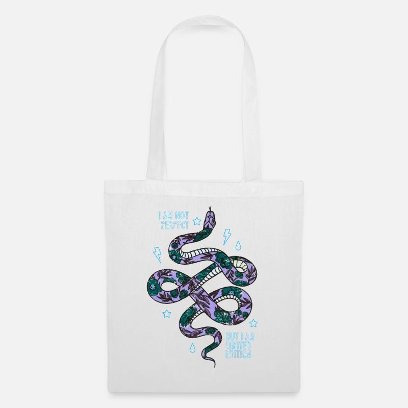 Snake - Tote Bag - white
