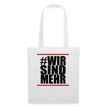 # Nous sommes plus - Sac en tissu - blanc - Devant