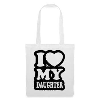 I love my daughter - Tote Bag - white - Front