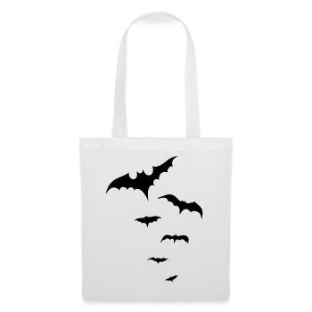 Halloween Fledermäuse, bats - Tote Bag - white - Front
