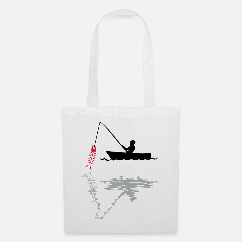 pêcheur - Sac en tissu - blanc