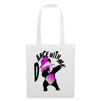 Danse du panda - Sac en tissu - blanc - Devant