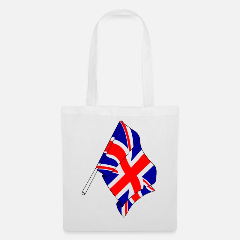 Flagge Großbritannien - Stoffbeutel - Weiß