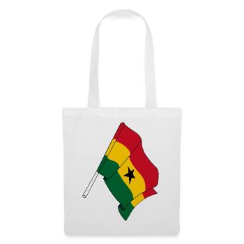 Flag Ghana - Tote Bag - white - Front