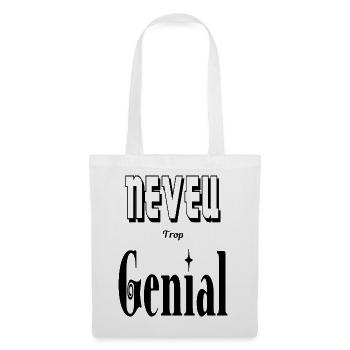 Neveu Trop Génial - Sac en tissu - blanc - Devant