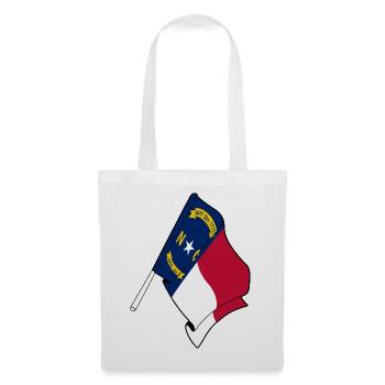 Flagge von North Carolina - Stoffbeutel - Weiß - Vorne