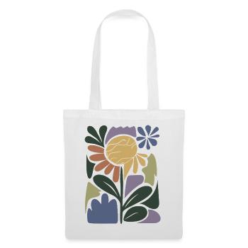 Colourful flower composition - Tote Bag - white - Front