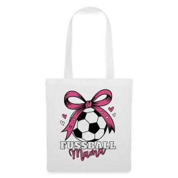 Fussball Mama - Stoffbeutel - Weiß - Vorne