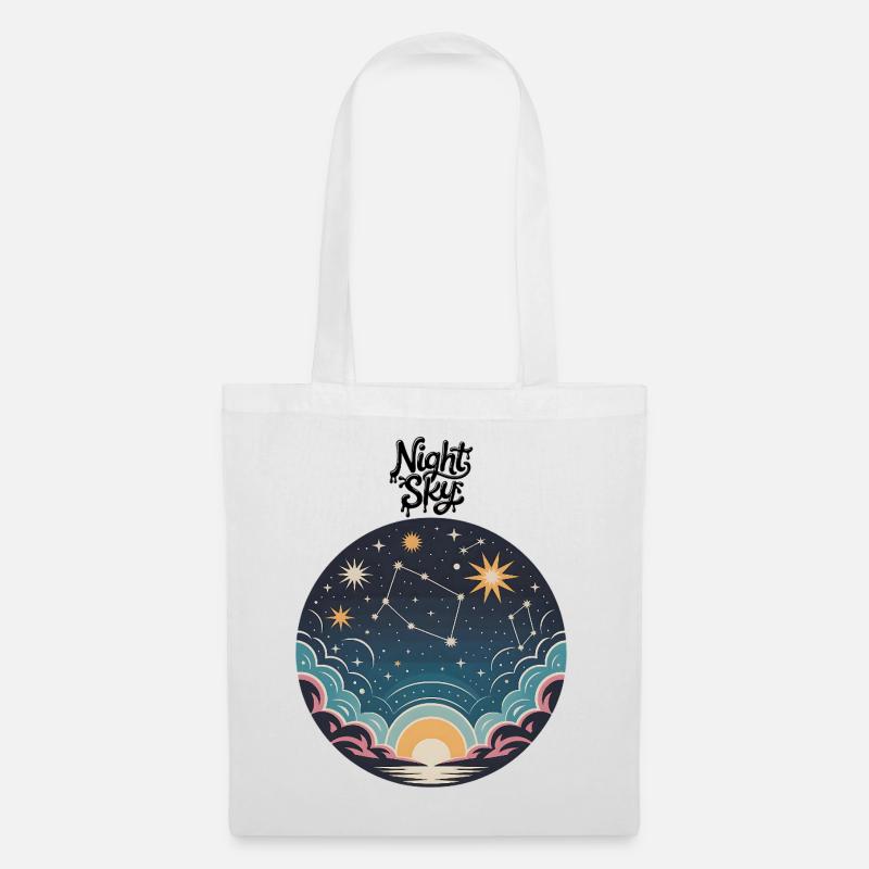 Night Sky - Tote Bag - white