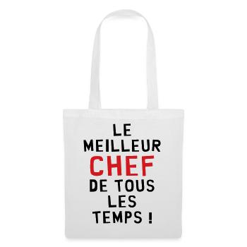 The Best Chef of All Time - Tote Bag - white - Front