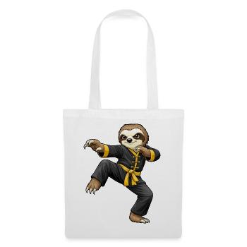 Sloth Martial Arts Kung Fu Chinese Tradition - Tote Bag - white - Front