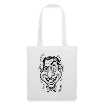 Mr. Cartoon Cartoon - Stoffbeutel - Weiß - Vorne