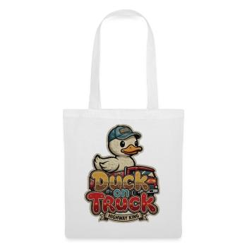 Duck on Truck Ente - Tote Bag - white - Front