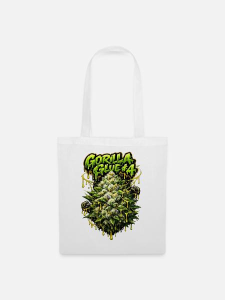 Gorilla Glue #4 Graffiti-Bud-Print - Stoffbeutel - Weiß