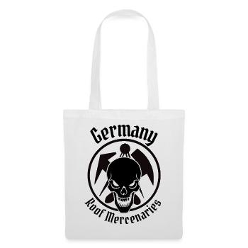Roofer Elite - Germany Roof Mercenaries Skull - Tote Bag - white - Front