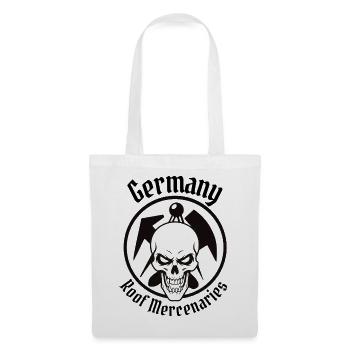 Roofer Elite - Germany Roof Mercenaries Skull - Tote Bag - white - Front